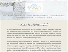 Tablet Screenshot of beyoutiful-weddings.com